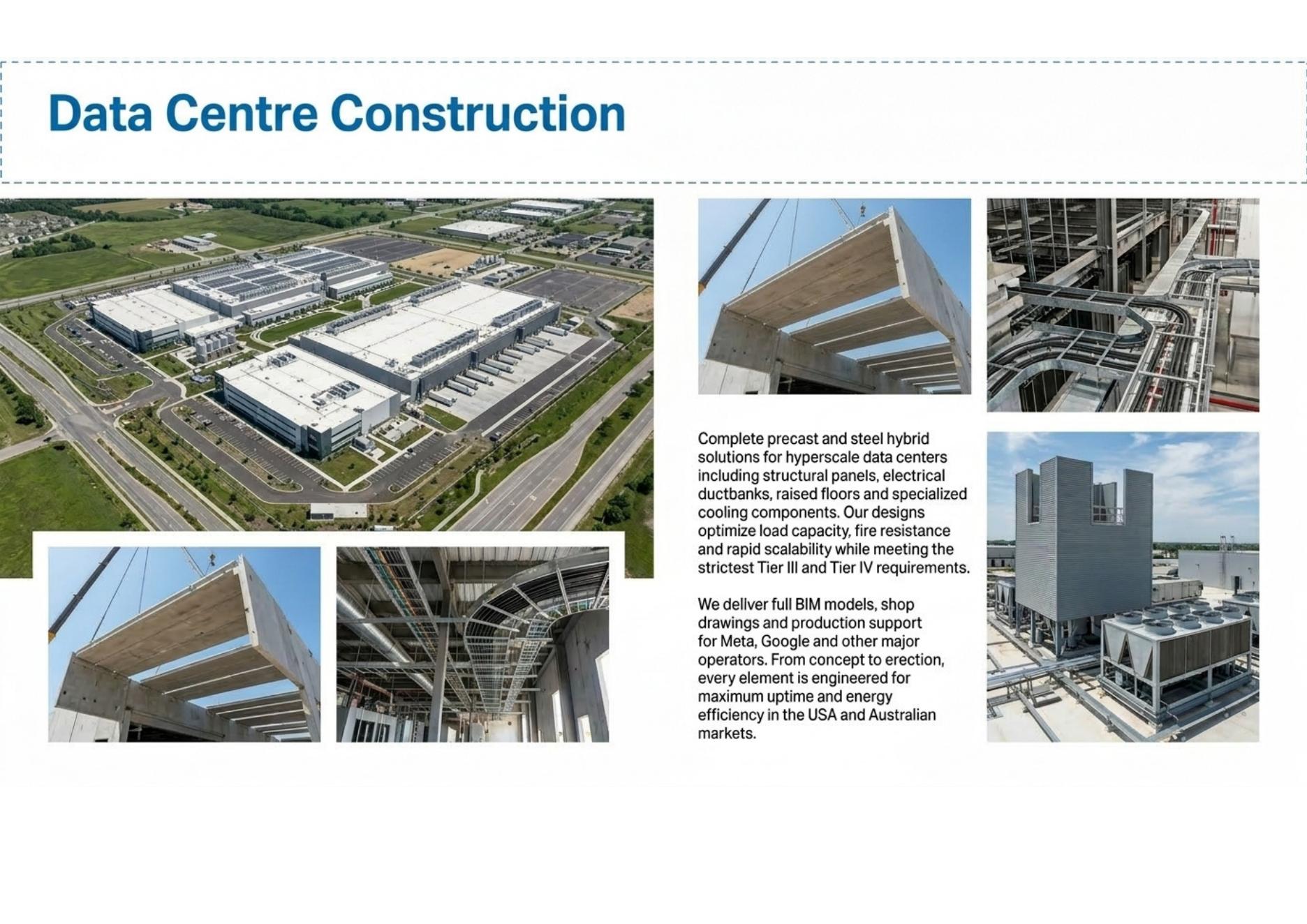 Data centre construction solutions