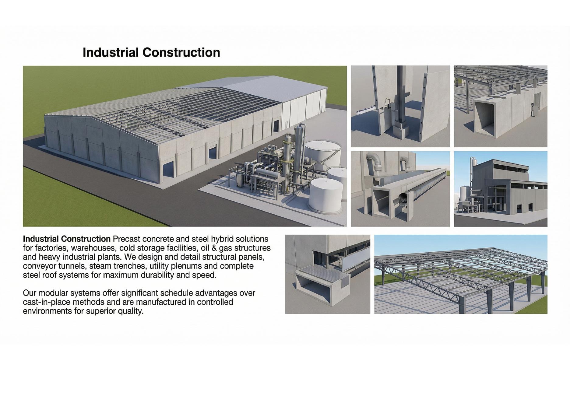 Industrial construction systems